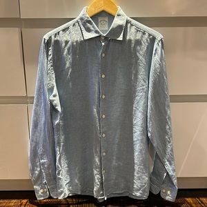 Brooks Brothers, Men’s linen button down shirt, size M